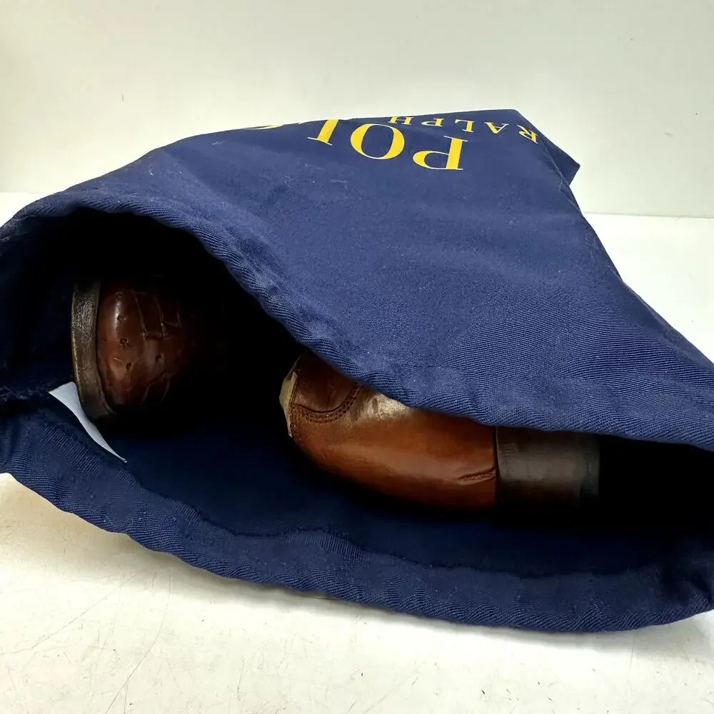 VGUC Polo Ralph Lauren Deerskin Woven Loafer Vintage Made in Italy 10 D